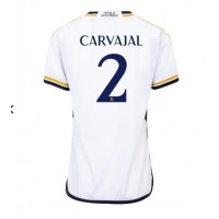 Real Madrid Daniel Carvajal #2 Hjemmedrakt Dame 2023-24 Kortermet